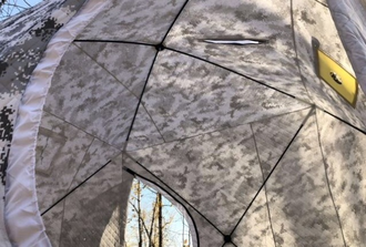 Палатка зимняя КУБ 3 слоя "Пиксель"