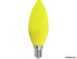 Ecola LED Color B37 6w Yellow E14