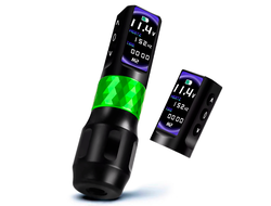 Беспроводная тату машинка Yilong F6 Stroke 3,5mm Green