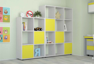 Квадро стеллаж С3 (без фасадов)