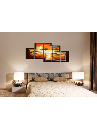 Модульная картина "Дорога к солнцу"