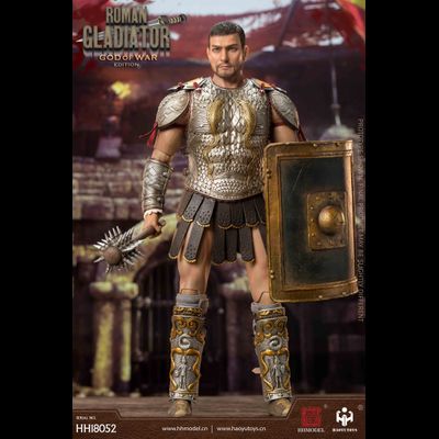 Римский гладиатор в чешуйчатой броне - КОЛЛЕКЦИОННАЯ ФИГУРКА 1/6 scale Imperial Legion Roman Gladiator Ares Version (HH18052) - HAOYUTOYS