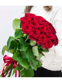 Красная роза 50 см по штучно