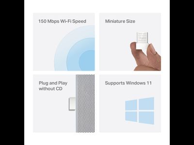 WI-FI адаптер Mercusys MW150US Белый