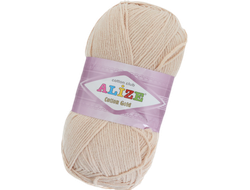 Cotton Gold (Alize) пряжа цвет №67 молочно бежевый