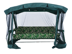 Садовые качели ТИТАН Премиум зелёный