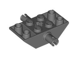 Slope, Inverted 45 4 x 2 Double with Pins, Dark Bluish Gray (30390 / 6030814 / 6069014 / 6338417)
