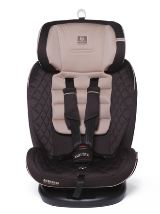 Автокресло Baby Care Shelter 0-36кг, IsoFix, поворотная база 360, Chocolate / Sand Brown