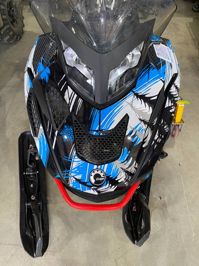 Наклейки на снегоход  Lynx Ranger Expedition Commander 2011-2019 № Елки