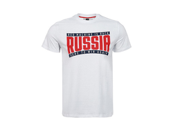 Футболка РОССИЯ белая 330501