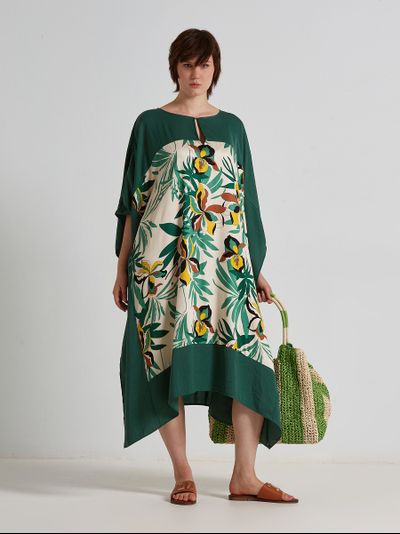 Платье зеленого цвета