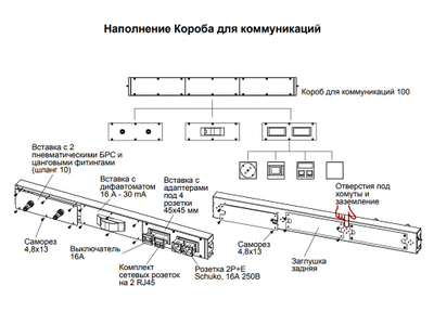 ВС Короб для коммуникаций