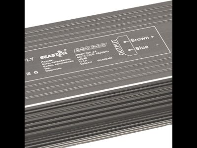 Блок питания 300W 24V IP67 Compact (24V/12.5A/300W) (SEASTAR/IP67 металл/2 года)