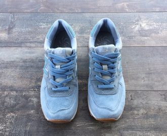 Кроссовки New Balance 574 Blue замшевые