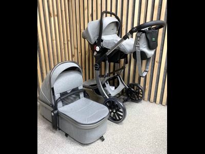 Детская коляска 3 в 1 Luxmom 601A Серый