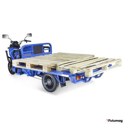 Электротрицикл Rutrike Габарит 1700 60V1200W синий