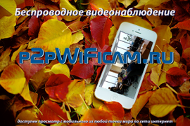 Видеонаблюдение по всему миру с сервисом P2P на p2pWiFicam.ru
