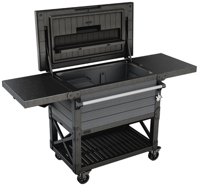 Стол-бар (Patio Cooler & Beverage Cart) серый