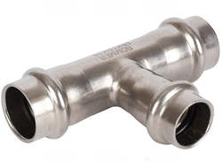 Тройник ROMMER переходной ВПр, 18х15х18 из нержавеющей стали прессовой
