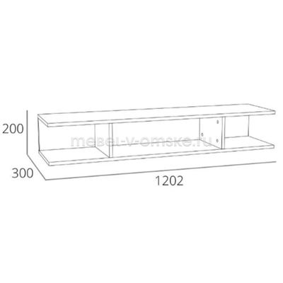 Полка навесная SUMMIT (Саммит)-011.92Х