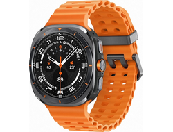 Samsung Galaxy Watch Ultra (2025) 47mm Черный титан / Оранжевый LTE