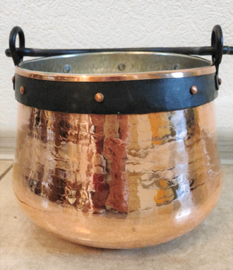 Медный котелок 5л Португалия (CopperCrafts) арт.1576