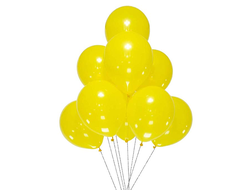 Облако желтых шаров