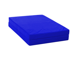 Мат гимнастический складной 2х1х0,1 метра (2000х1000х100 мм), 2 секции