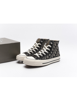 Заказать оригинальные Converse x Dior B23 темно-серые высокие