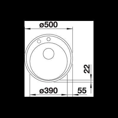 Мойка Blanco Riona 45, 521396