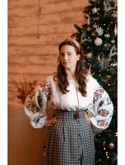 Юбка "Гусиная лапка"