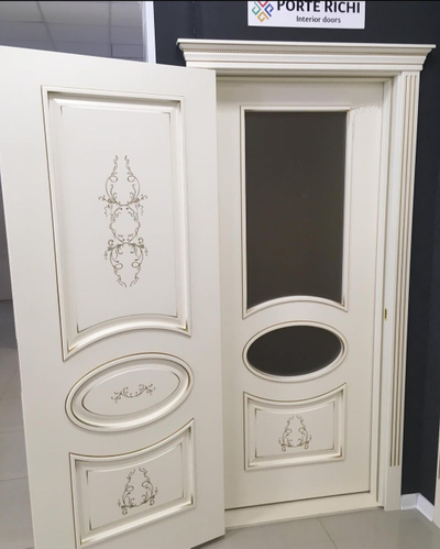 PORTE RICHI (Беларусь). АРБАТ, ПАОЛА (Л63-Б2), Ral 9010/ ПАТИНА ЗОЛОТО. СТЕКЛО БРОНЗА с ГЛУБОКИМ МАТИРОВАНИЕМ