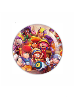 Тарелки Бравл старс, 23см