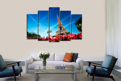 Модульная картина "Небо Парижа"