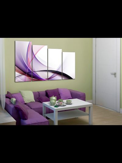 Модульная картина &quot;Прозрачность линий&quot;