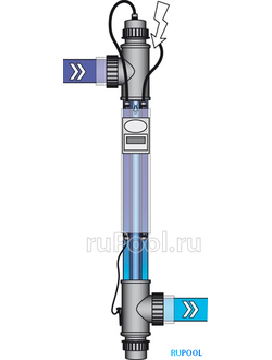 УФ-обеззараживатель Van Erp Blue Lagoon UV-C Timer 150000, 130 Вт, 22 куб.м/ч