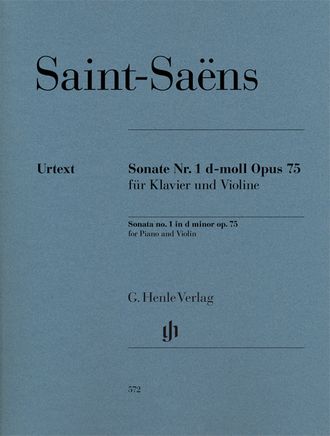 Saint-Saens. Sonate d-moll №1 op.75 für Violine und Klavier