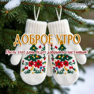 Красивая картинка с пожеланием доброго утра