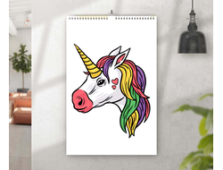 Перекидной календарь Единорог №23