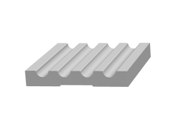 Наличник Ultrawood N 003 i, архитектурный ЛДФ, грунт под покраску, (2000x83x12 мм)