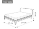 Кровать "Akademy" 160х200 см