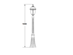 Светильники садово-парковые серии St. Louis