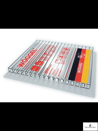 Сотовый поликарбонат Карбогласс Кристалл 4 мм