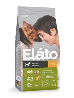 Elato (Элато) корм для взрослых собак мелких пород с курицей и уткой 2 кг