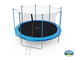 Батут каркасный с сеткой DFC Kondition 14 ft с лестницей