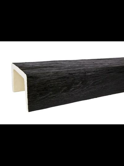 Декоративная балка из полиуретана. Полиуретановая фальшбалка Country Decor рубленая мокка