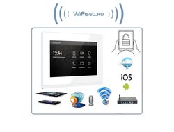 Novicam IMPULSE 7 IP WIFI WHITE - IP видеодомофон с сенсорным дисплеем 7", c переадресацией на смартфон с DVR (Smart Life/Tuya Smart)