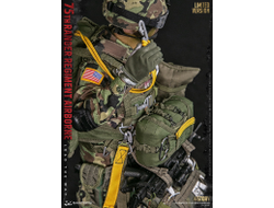 Американский десантник с пулеметом (лимитированная версия) - КОЛЛЕКЦИОННАЯ ФИГУРКА 1/6 75th RANGER REGIMENT AIRBORNE SAW GUNNER LIMITED VER (78094F) - DAMTOYS