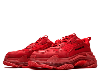 All red triple s balenciaga deals