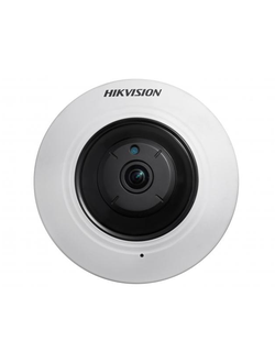 DS-2CD2942F - 4Мп мини fisheye IP-камера, фиксированный объектив 1.6мм